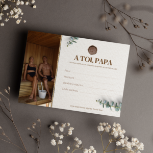 Carte cadeau – À mon papa